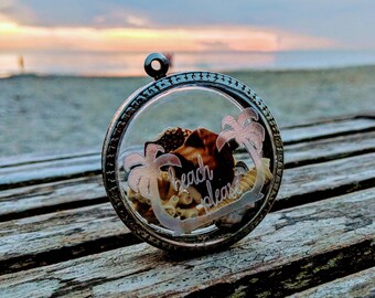 Beach Please! Memory Keeper Huge Pearl Cage for Beach Vacation fits 60+ Pearls, Shell or Coral Collection, OBX Gulf Coast Myrtle Caribbean