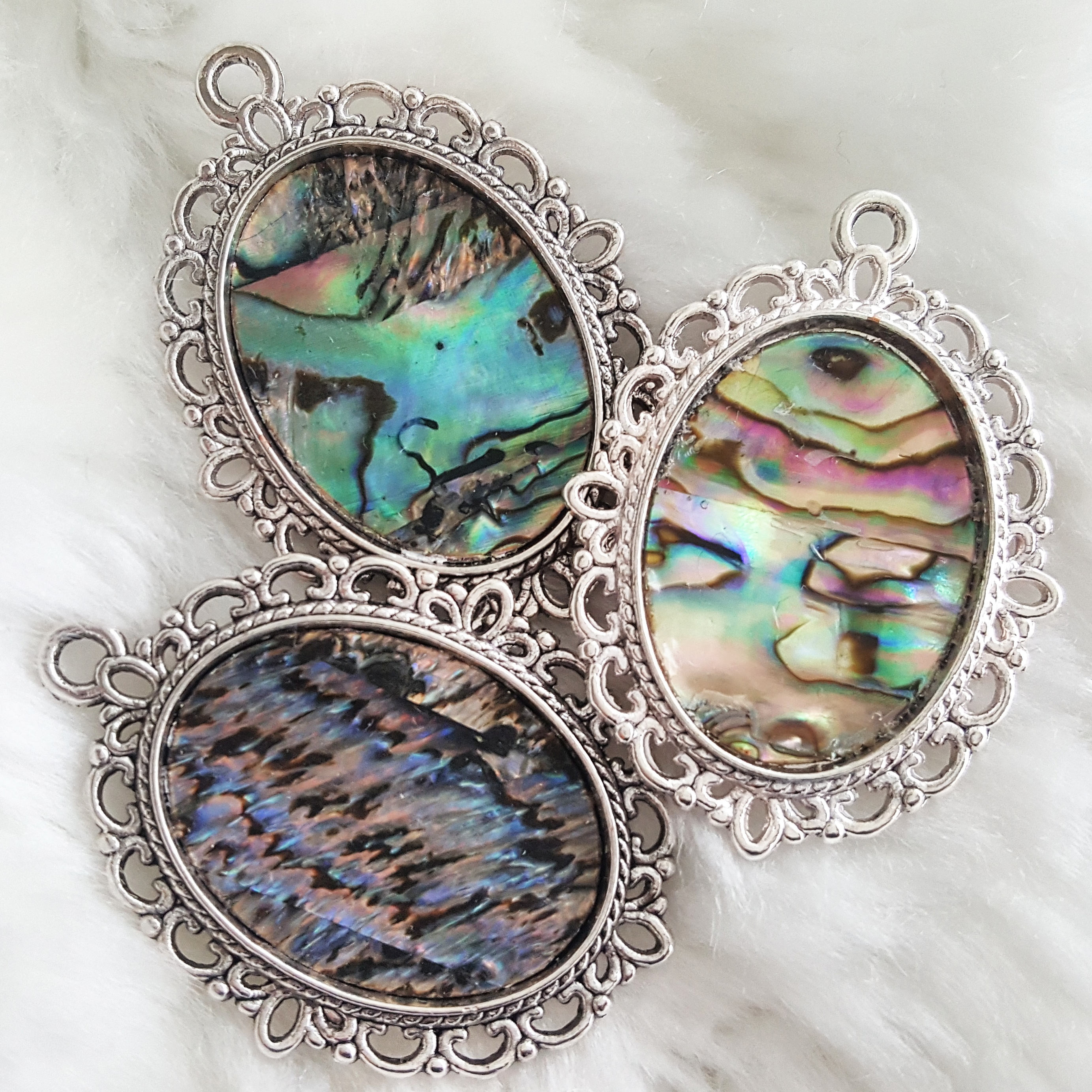 Abalone Seahorse Cameo Necklace Paua Shell Mother of Pearl Etsy
