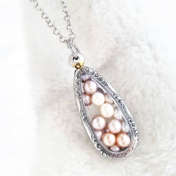 Mermaid Pearl Cage Necklace - Well Pick