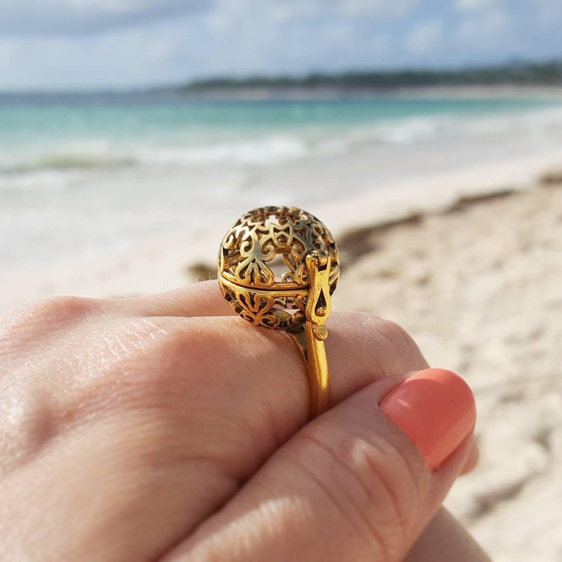 nff☆oyster pearl ring KJP Oysters Rockefeller Twisted Gold Rope Pearl Ring – Kiel