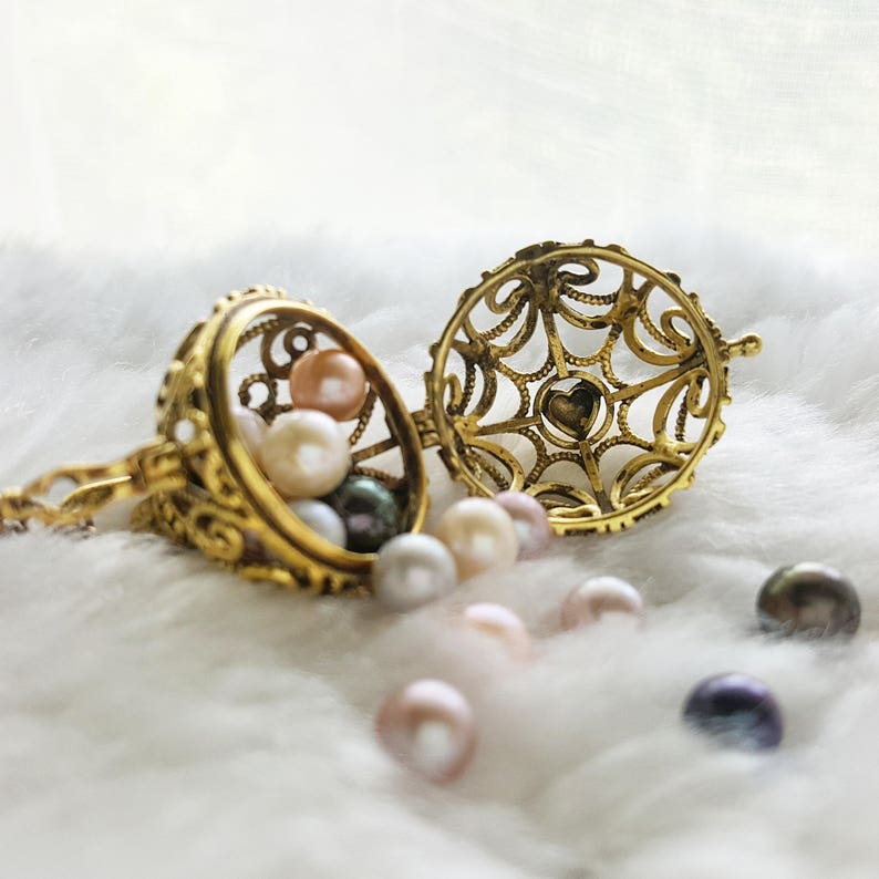Pearlina Turtle Necklace Cultured Pearl In Oyster Set Silver Tone Pl