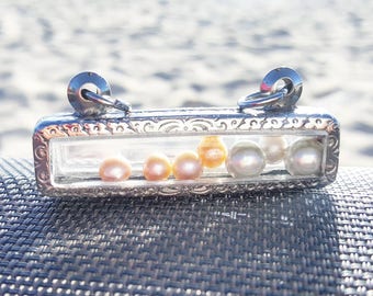 Akoya Oyster Shell Necklace Pearl Cage for Pick a Pearl at Disney Epcot Pearl Cage, Pearl Cage Locket, Disney Pick a Pearl Cage Terrarium
