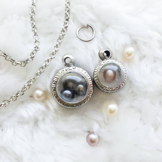 Wholesale Pearl Cage Necklace With Oyster Pendant And Hollow  Turtle/Dolphin/Love Urn Pendant Necklace From Bailu11, $1.03