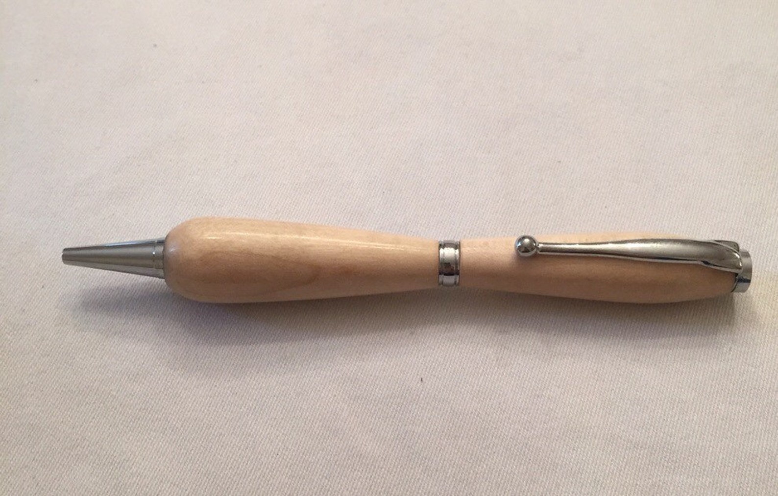 Special Arthritis Grip Pen in Maple With Chrome Finshes. Etsy
