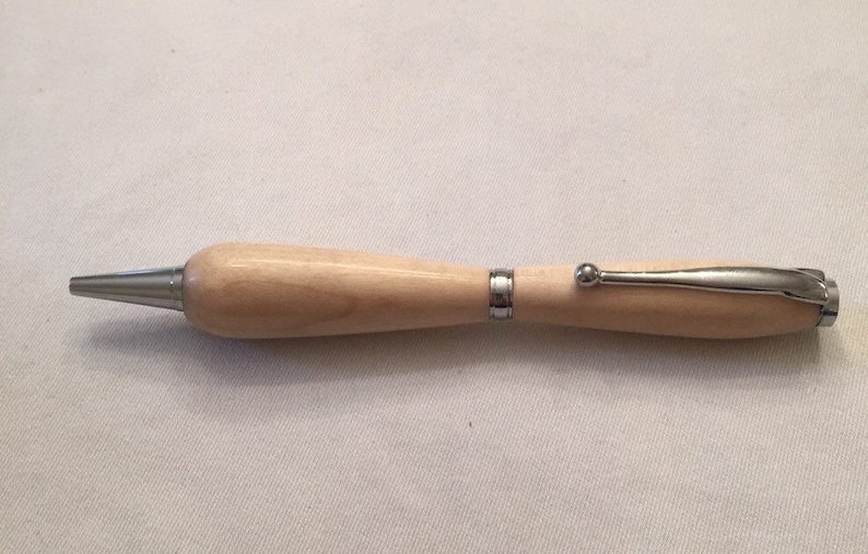 Special Arthritis Grip Pen in Maple With Chrome Finshes. Etsy