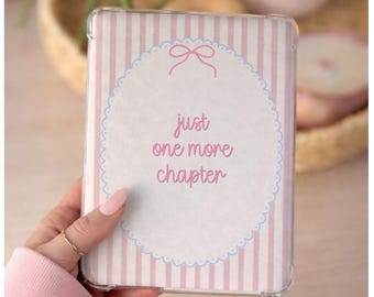 Pink Coquette Kindle Insert, Girly Bookish Clear Case Insert, Kobo Insert, Kindle Aesthetic Decor Printable  (Digital Download)