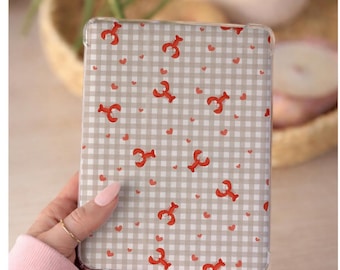 Bookish Lobster Insert,  Cute Printable Insert for Kindle or Ereader, Kindle Aesthetic Decor (Digital Download)