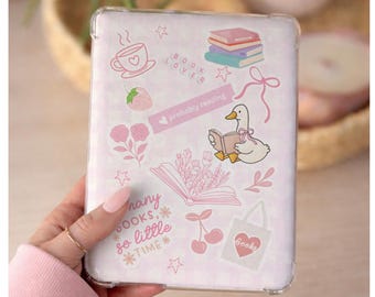 Pink Kindle Case Insert, Girly Clear Case Insert, Kindle Paperwhite, Kobo Insert, kindle accessory printable (Digital Download)