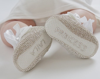 personalized christening shoes