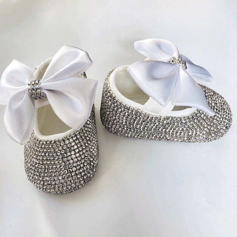 Baby Girl Shoes Personalized Catholic Baptism Gift From | Etsy