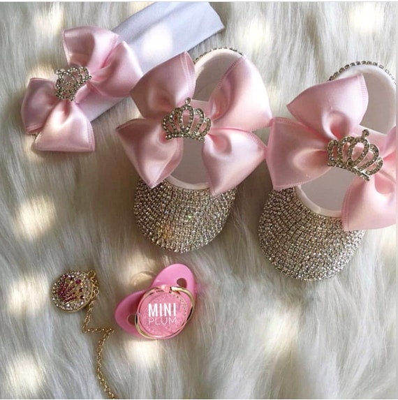 baby girl pacifiers with bling
