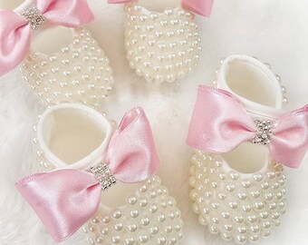 Pink Pearl Shoes - Etsy