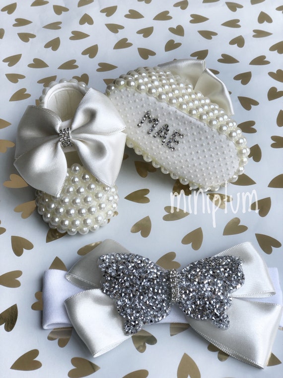 Pearl Baby Girl Gift Set Personaliseren Baby Geschenk Baby Etsy