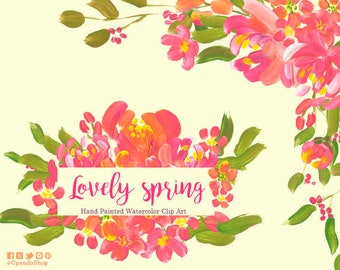Lovely spring Acrylic Floral clipart PNG wedding bouquet arrangement bouquet frames digital paper pink flowers bridal shower for blog banner