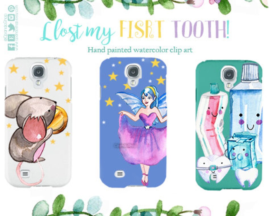 Tooth Fairy Clipart : tooth Fairy Tooth Clipart - Etsy