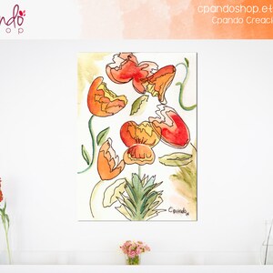 Orange Flowers Jpg image 600 dpi Printable
