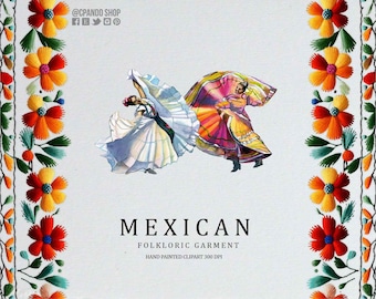 Watercolor Illustrations of Mexican Traditional Costumes: Vibrant Depiction of Mexican Culture  Charro outfit, Cowboy outfit, Jarocha outfit