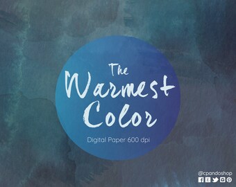 The warmest color, - Artistic Watercolour Background Digital Paper - 12" x 12" printable, free commercial use, printable texture, background