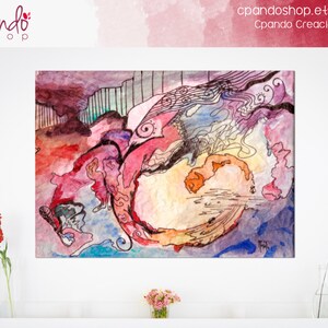Abstract in watercolor