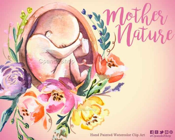 Bebé en camino, Bebe acuarela, madre naturaleza feto ilustracion baby shower acuarela clip art, ilustración hospital ginecologia png neonato