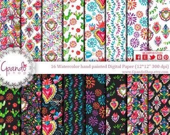 Mexican hearts, mexican valentines day, mexican fiesta, fiesta clipart, mexican clipart mexican wedding, fiesta wedding invitation, flower