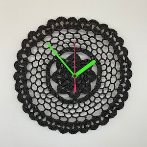 Lace wall clock