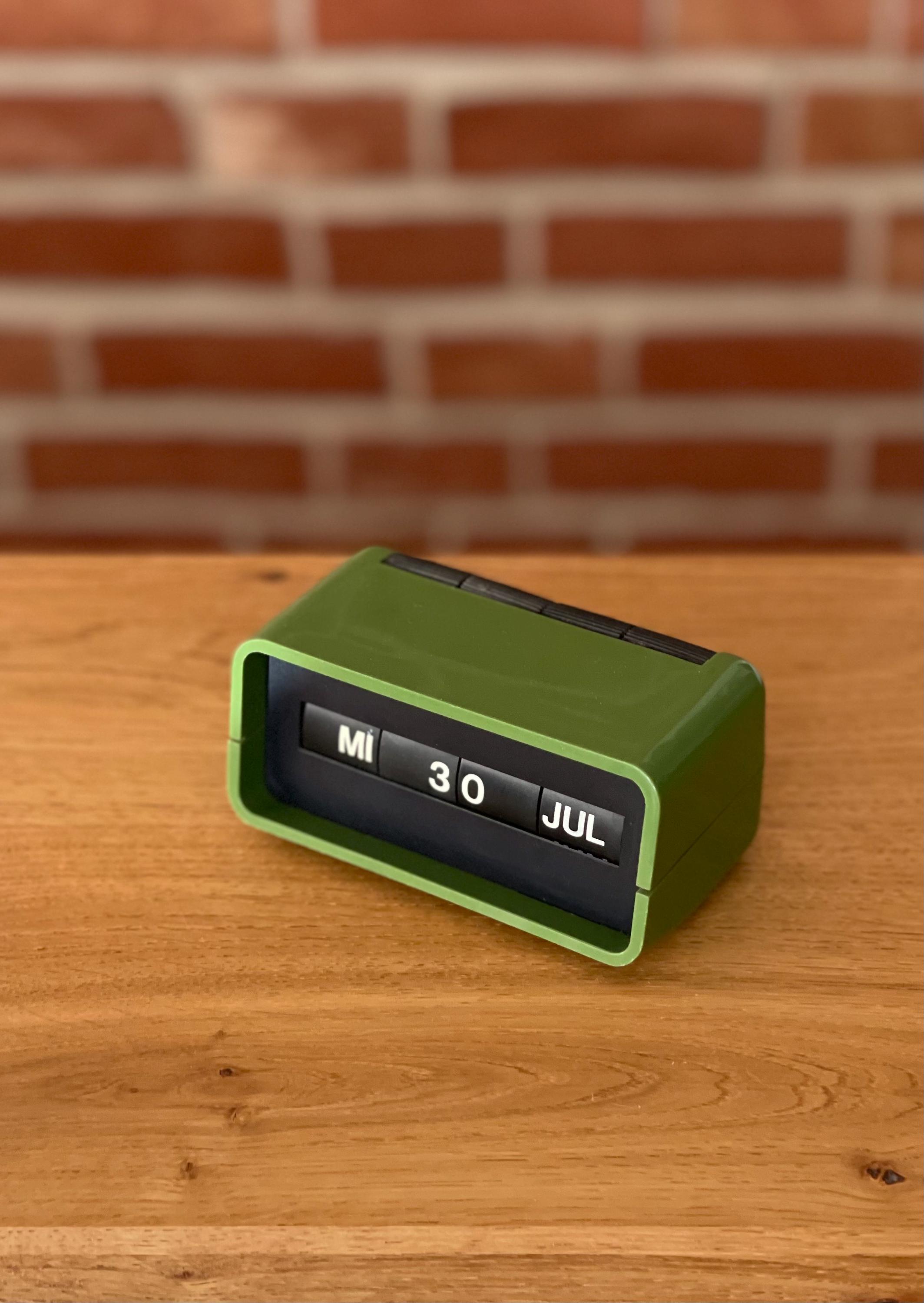 arlac dati 手動 万年カレンダー 西ドイツ レトロ レア 雑貨 VINTAGE RETRO 70s GERMANY ARLAC DATI DESK PERPETUAL CALENDAR