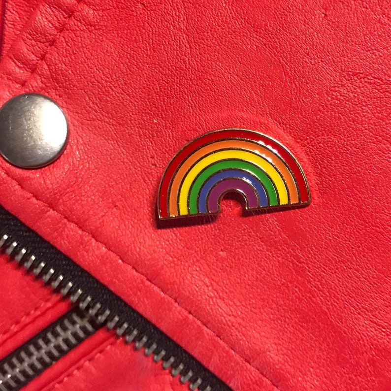 Rainbow Enamel Pin
