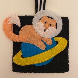 Felt PlanetRiderFox Ornament