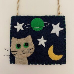 Filz StargazerKatzen Ornament