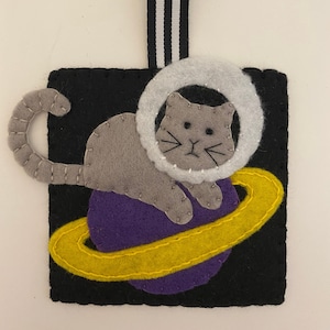 Filz PlanetRiderCat Ornament