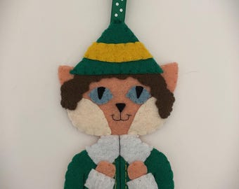 Felt BuddyTheElfFox Ornament