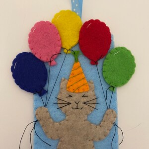 Ornamento de feltro CelebrateCat
