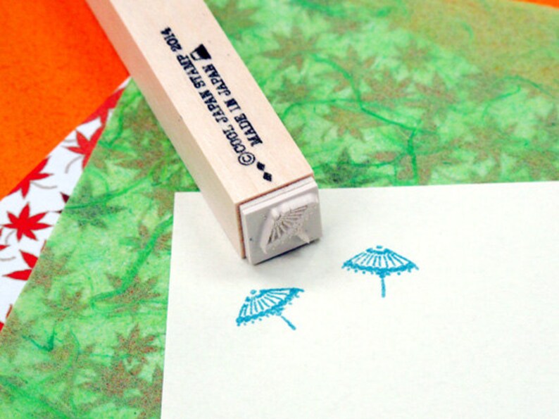 Japanese Rubber Stamp for FilofaxPostcardtiny stamp for Etsy