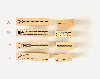 Easy Journal Layout Planner Stamps, Scissors, Stitch, Zipper, Package Tear Designs,
