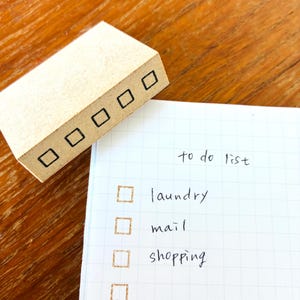 To Do Liste Stempel, Planer Checkliste, Box Motiv