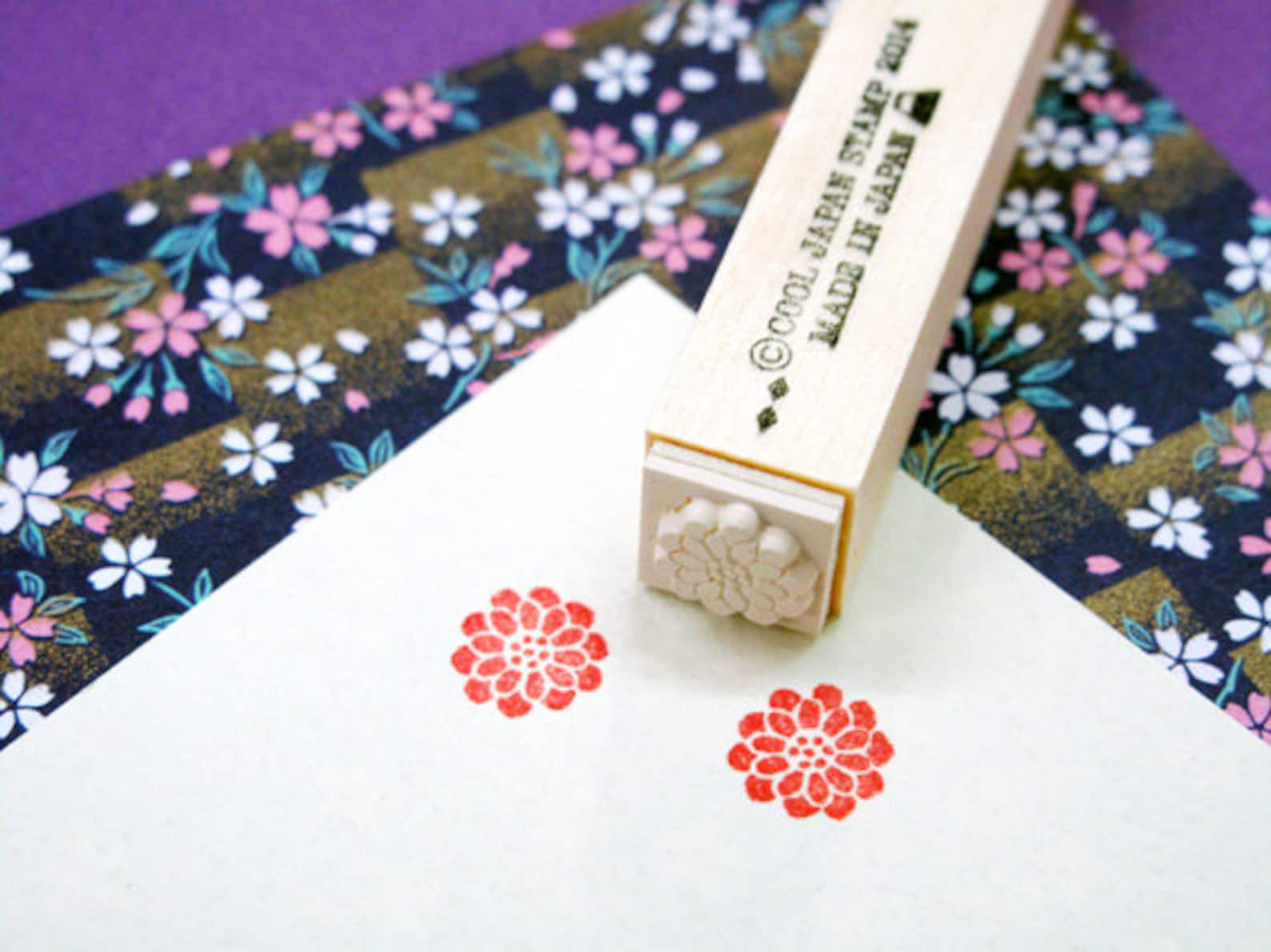 Japanese Rubber Stamp for Filofaxpostcardtiny Stamp for | Etsy