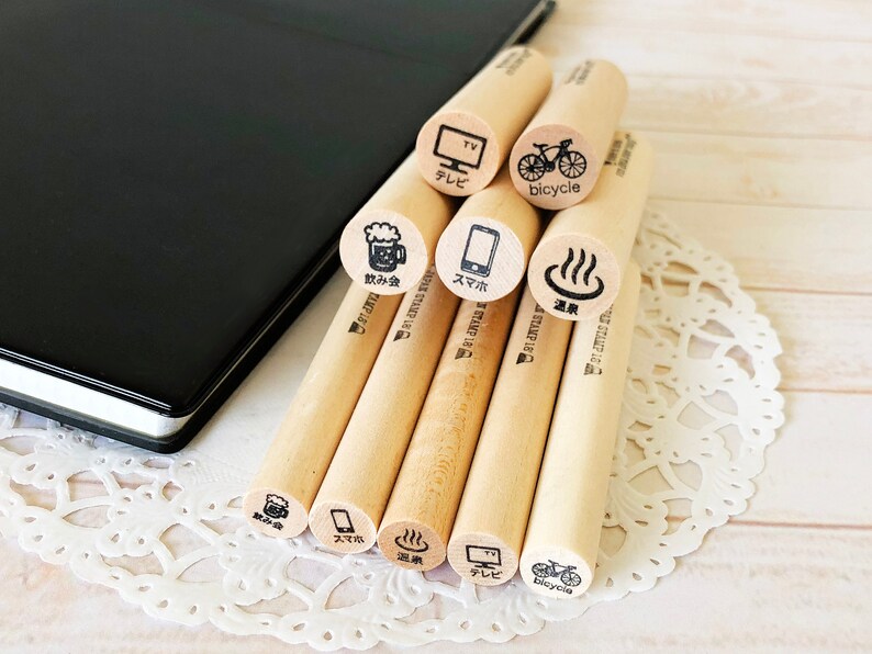TV program TV recording KikkiK stamp hobonichi stamp filofax stamp Clush planner stamp erin condren TV stamp movie Planner stamps