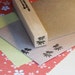 Japanese Rubber Stamp for Filofax,Postcard,Christmas Card,planner,Calendar,tiny stamp,scheduler diary and for designers,cool japan ,Sara2