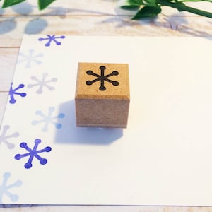 Pianificatore bollo, bollo cartolina, cartolina, timbro fiocco di neve, hobonichi, erin condren, filofax bollo, KikkiK, Clush planner, neve