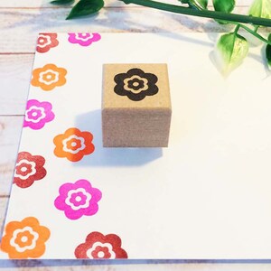 Timbro di planner, bollo cartolina, cartolina, fiore timbro, flowe motif, hobonichi, erin condren, filofax bollo, KikkiK, Clush planner, fiore-5