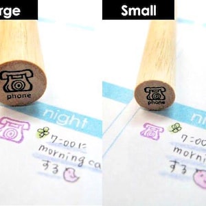 Planner stamps, Call stamp, phone motif, schedule stamp, hobonichi stamp, erin condren, filofax stamp, KikkiK, Plum planner stamp, Phone