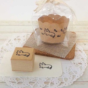 Katze, Tier Briefmarken, Katze Siegel, Stempel des Handbuchs für Stempel, Katze, niedlich Briefmarken Moyashimon Mini Stempel Briefpapier