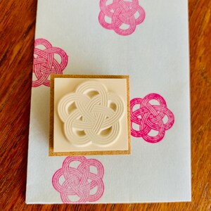 Japanse Mizuhiki-stempel voor dagboek, planner, plakboek, briefkaart afbeelding 5