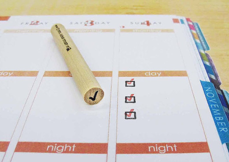 Planner stamp to do list check list stamp box motif erin condren stamps planner supplies filofax list stamp to do stamp hobonichi