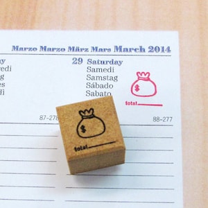 Tagebuchstempel, Terminstempel, Sparstempel, niedliche Stempel, Gehaltsstempel