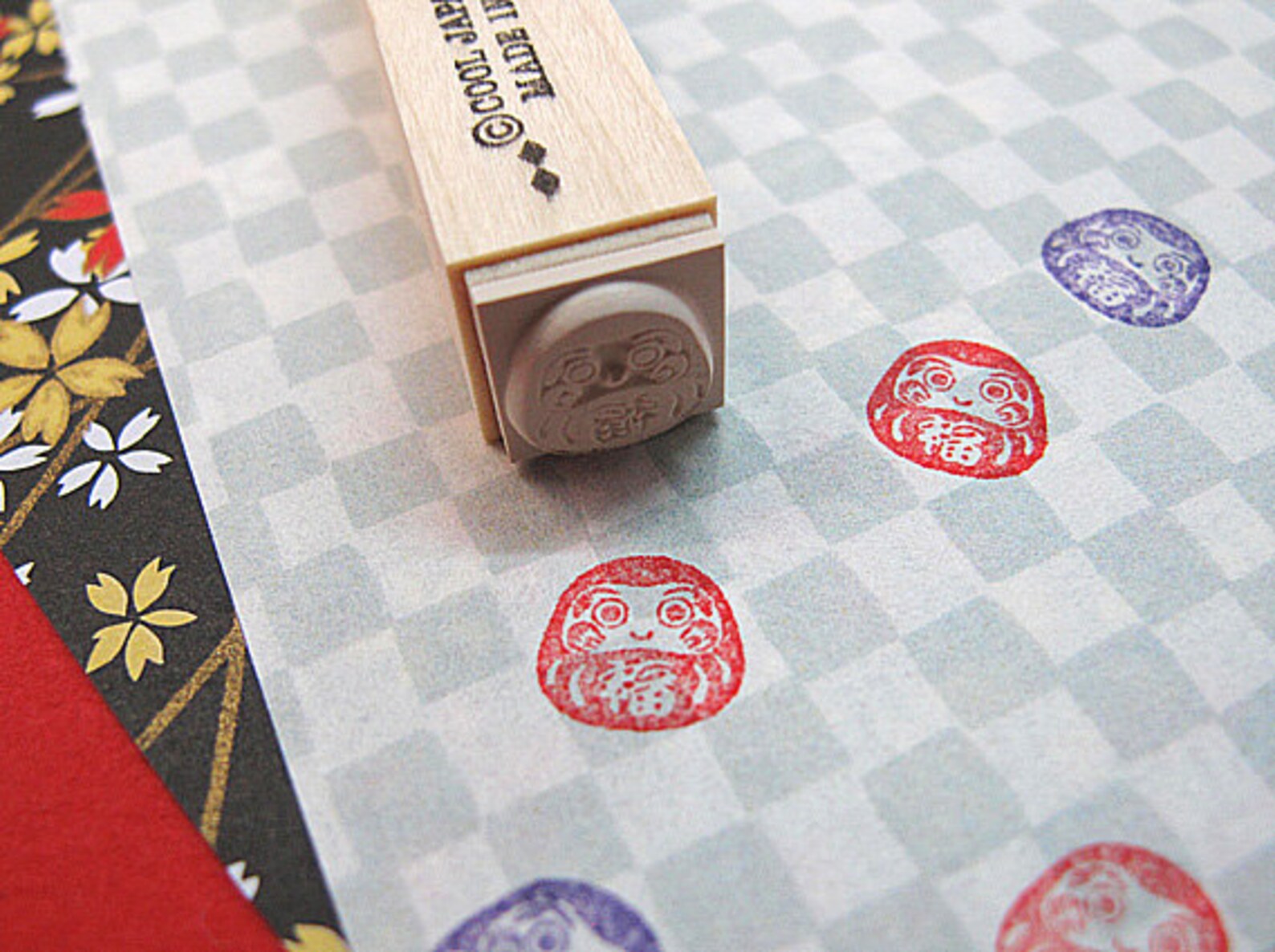 Japanese Rubber Stamp for Filofaxpostcardtiny Stamp for Etsy
