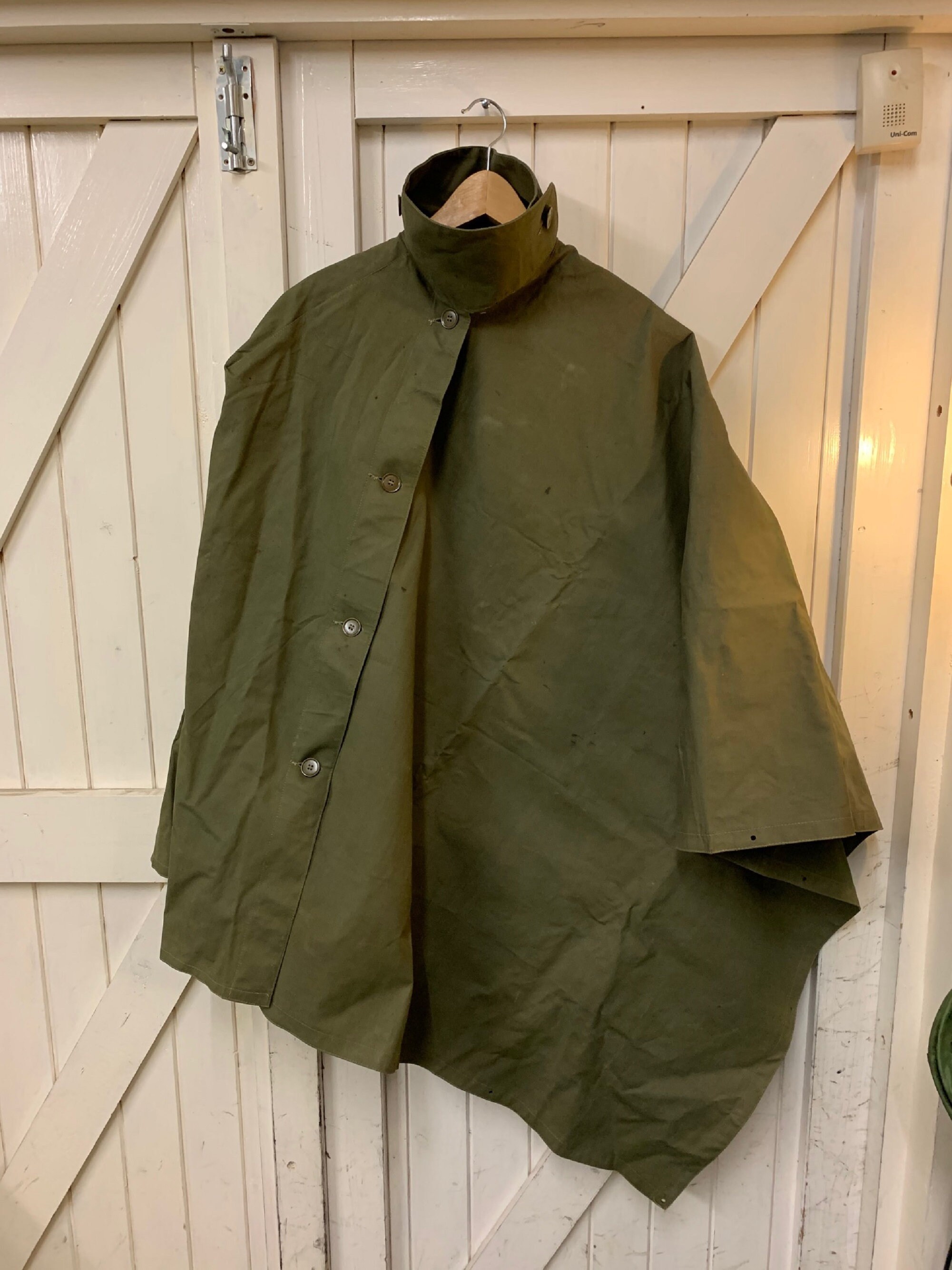 1950s British Army Poncho Cape Groundsheet Shelter Etsy