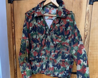 Pantaloni Originali Dell'esercito Svizzero M83 Combat Alpenflage Camo Pantaloni Da Campo Svizzera - Italia - Foto 5