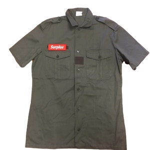 French F2 Olive Short Sleeve Shirt